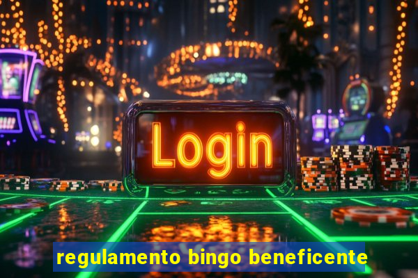 regulamento bingo beneficente